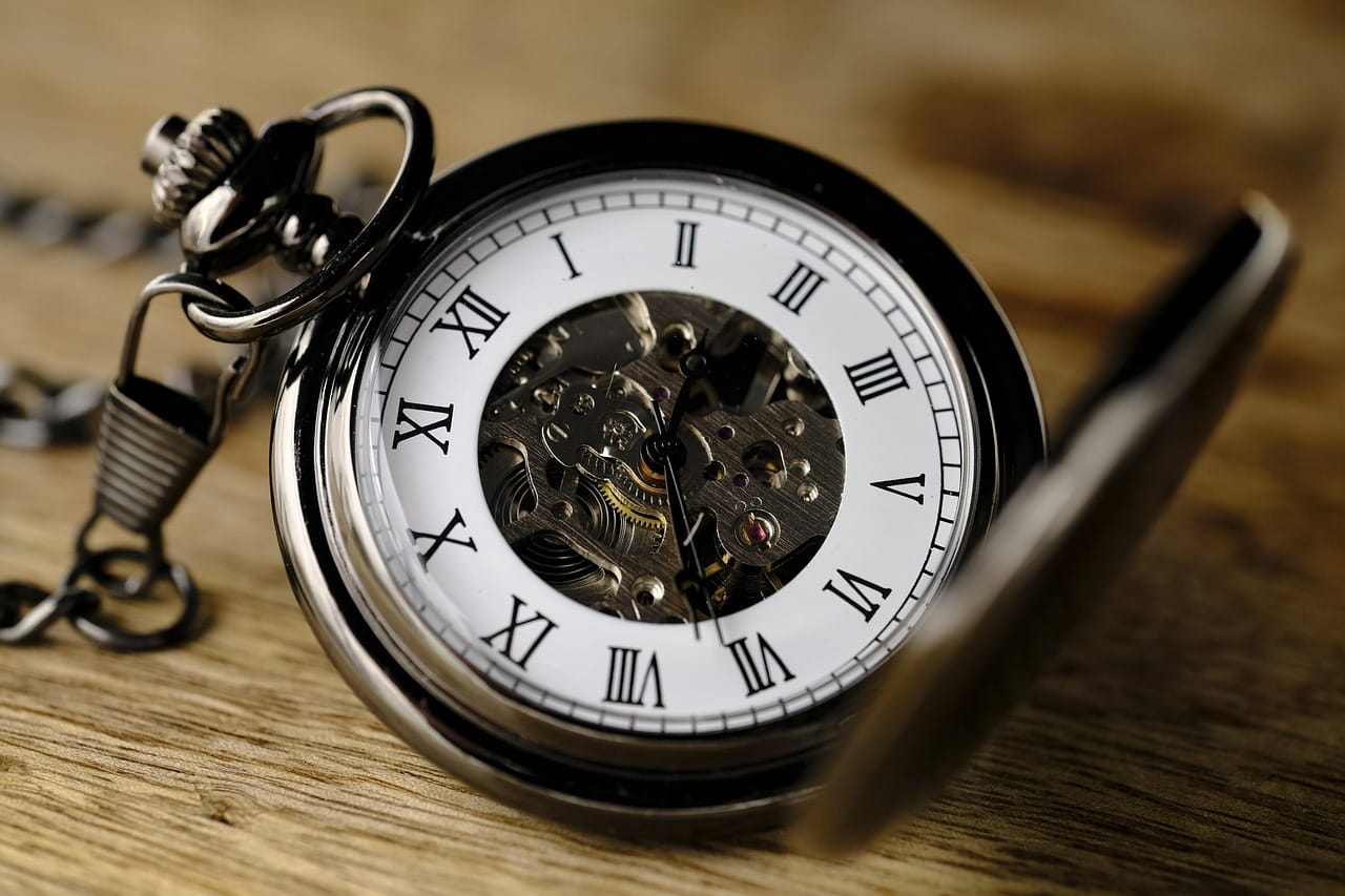 The old kitchen clock, which ticks loudly enough to notice and quietly enough to ignore.