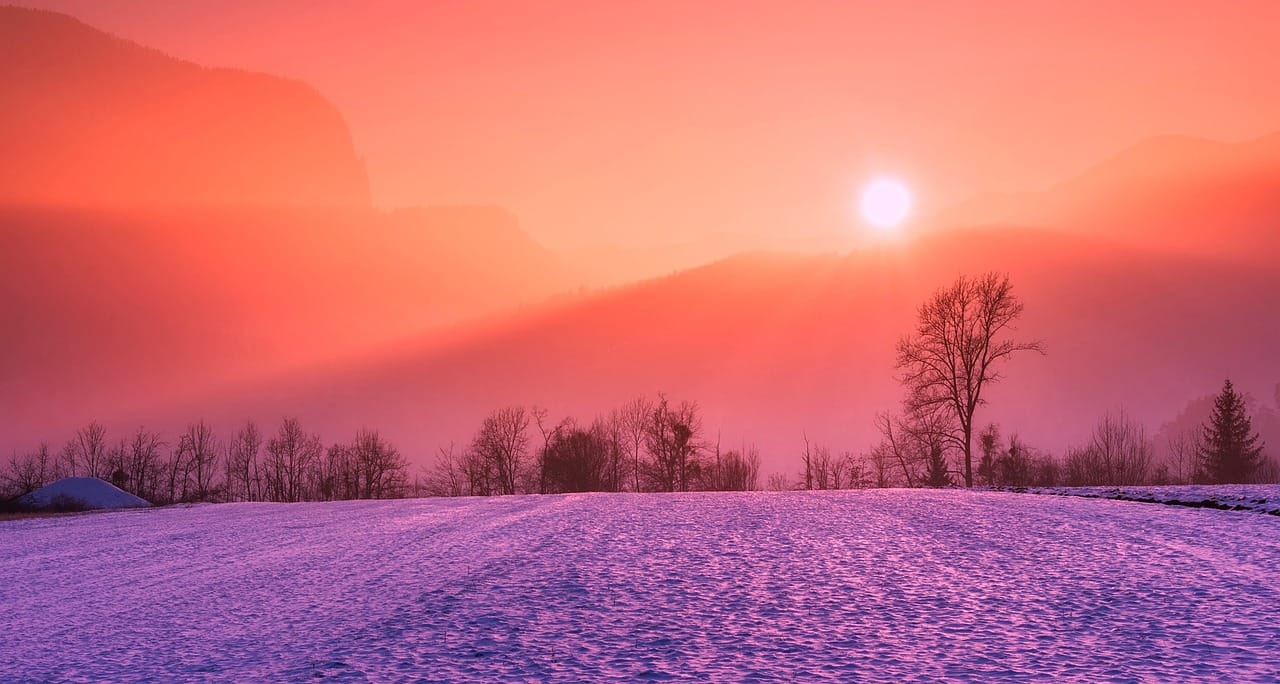 A January dawn at half past eight. Getting up for it felt like an event rather than a defeat.
