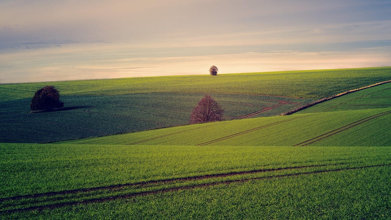 The view from the mast: the hill that is always drawn too tall.