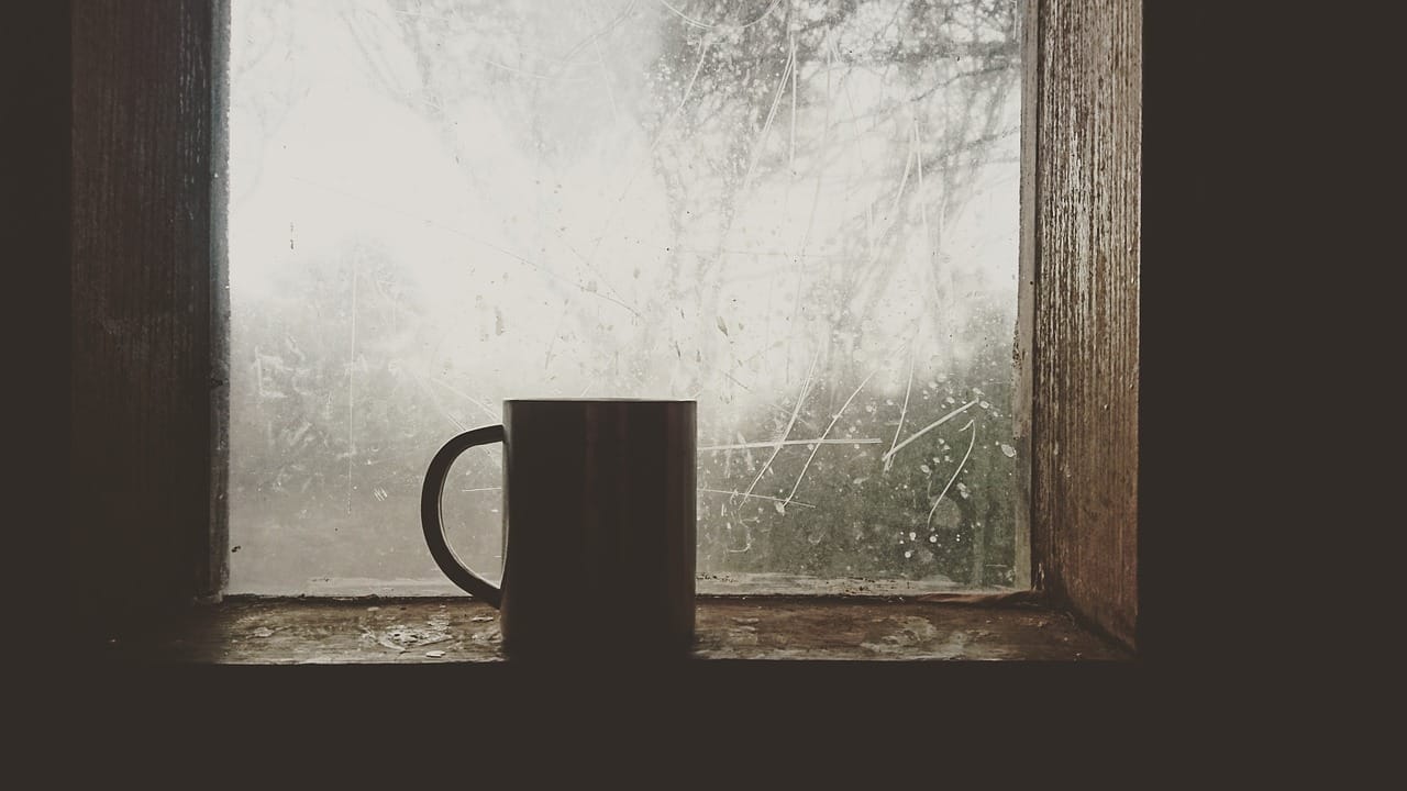 Most mornings start the same way: tea, the window, and the card.